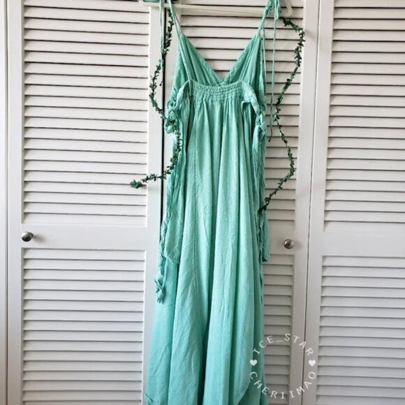 Free People RARE Tropical Heat Maxi Dress - Picture 8 of 12